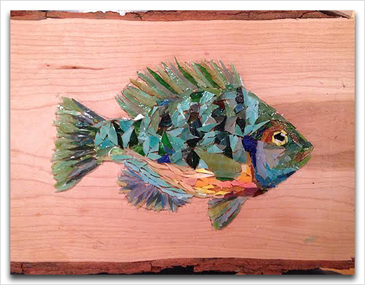 fish mosaic